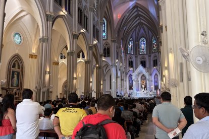 La jornada de oración reunió a simpatizantes y autoridades locales.