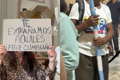 Simpatizantes manifestaron su apoyo al alcalde de Guayaquil.