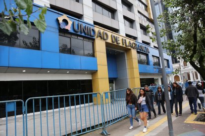 La audiencia se hizo en la Unidad de Flagrancia, centro - norte de Quito.