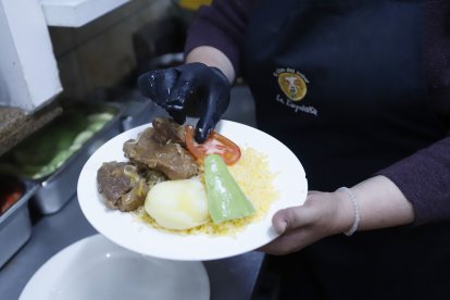 El seco de chivo es los platos más solicitados en este lugar.