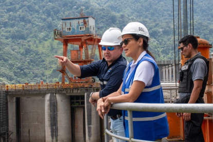 La hidroeléctrica Coca Codo Sinclair, una obra clave para el país que ha estado rodeada de controversias.