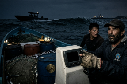 Pescadores en Ecuador, en un contexto de riesgo e infiltración por el narcotráfico, apagan el sistema de monitoreo satelital