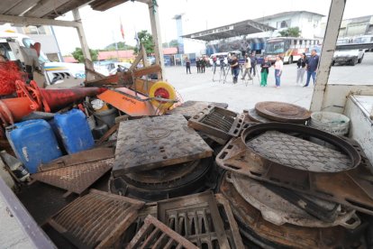 Esta fue la evidencia que encontró la Policía Nacional.