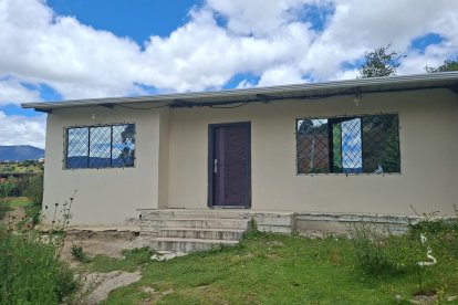 Lugar donde fue asesinado el barbero en Catamayo, escenario que fue intervenido por la Policía.