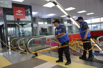 El servicio se suspendió por varias horas.