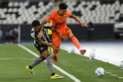 Joao Rojas se lesionó en el duelo de Barcelona SC ante Botafogo, en Copa Libertadores.