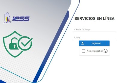 Para ingresar al portal del IESS necesita su número de cédula y su clave personal.