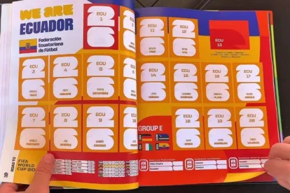 El Álbum Panini del Mundial 2026 saldrá a la venta en Ecuadorla primera semana de mayo.