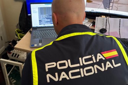 Agentes de la Policía Nacional desmantelaron en Almería la infraestructura del portal ilegal.