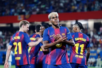 Lamine Yamal, una de las figuras en el ataque de FC Barcelona.
