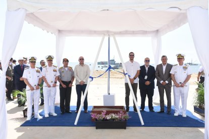 Primera piedra de la Estación Naval de Posorja marca el inicio de una obra estratégica para el país.