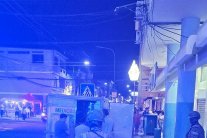 En la zona del crimen de la mujer se desplegaron agentes policiales y militares