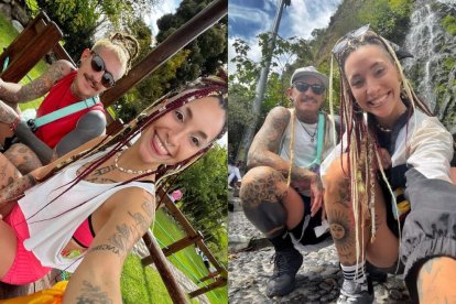 Gastón y Jazmín viajaron a Ecuador el 1 de abril.