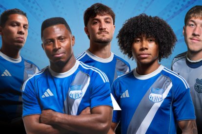 Emelec estrenará su uniforma principal en el juego ante Liga de Quito.