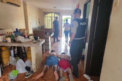 Los dos detenidos por la Policía.