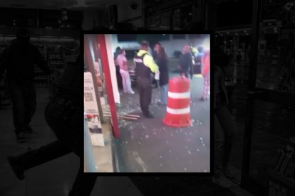 Los testigos salieron asustados del establecimiento.