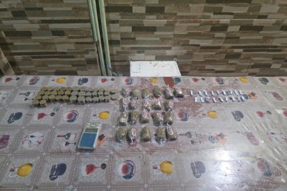 Esta es la evidencia que encontraron los militares.