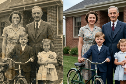 Gemini permite a cualquier usuario restaurar y aumentar la resolución de sus fotografías viejas