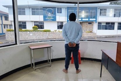 Un sospechoso detenido por crimen en Loja.