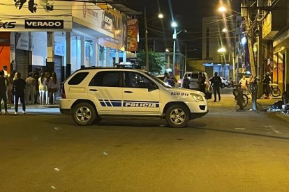 La Policía se desplegó en la zona para las investigaciones del crimen