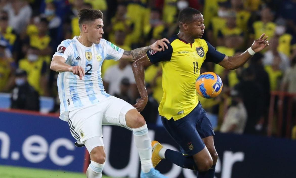 Ecuador va perdiendo contra Argentina en Guayaquil.
