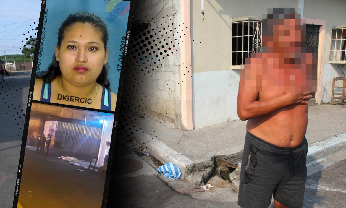 Entre lágrimas, el padre de Keyla Yajaira Carpio Carrión, contó como la mataron.