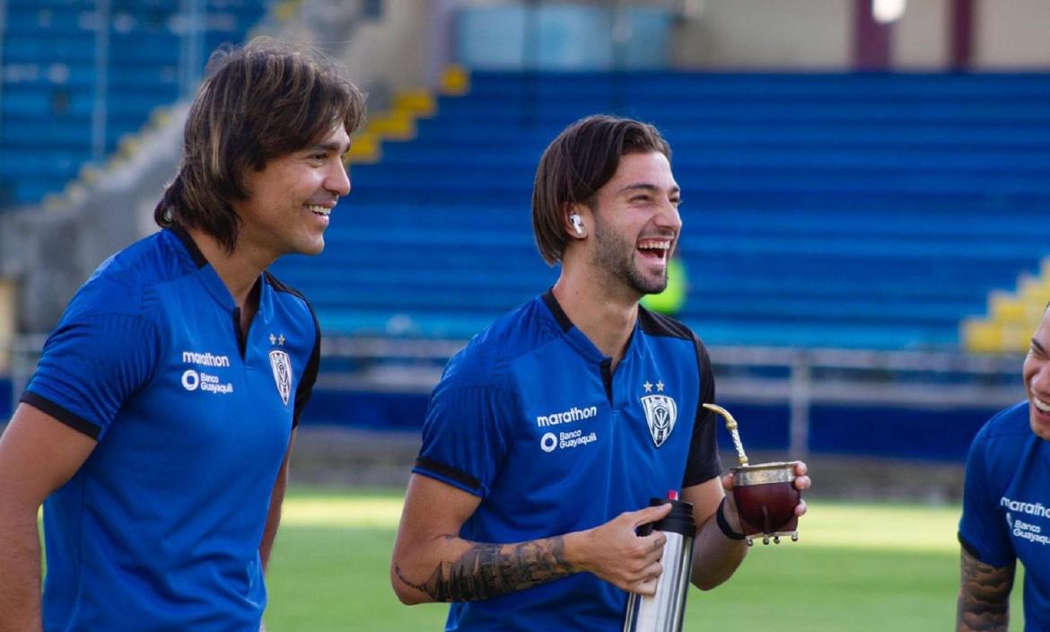 Marcelo Moreno y Lautaro Díaz, los hombres gol de Independiente del Valle.