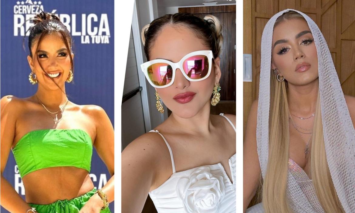Dayanara, Mar Rendón y Andreina Bravo en Los Premios Heat, República Dominicana