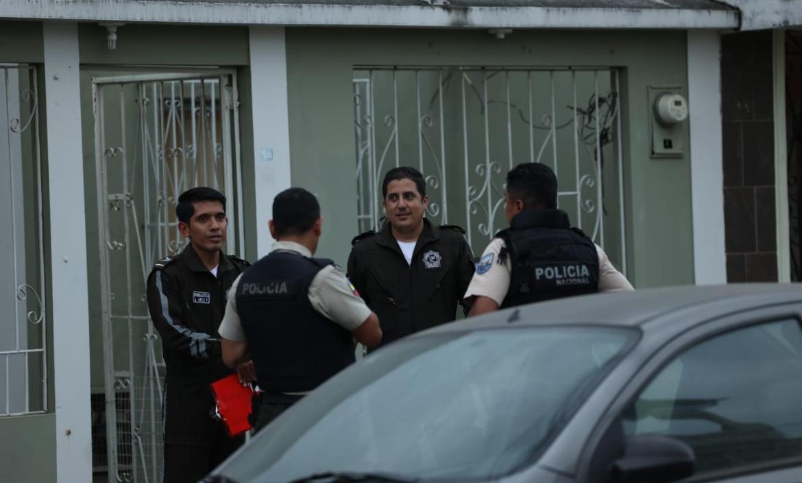La Policía hizo las detenciones en una casa de la ciudadela Huancavila Norte, en Guayaquil.