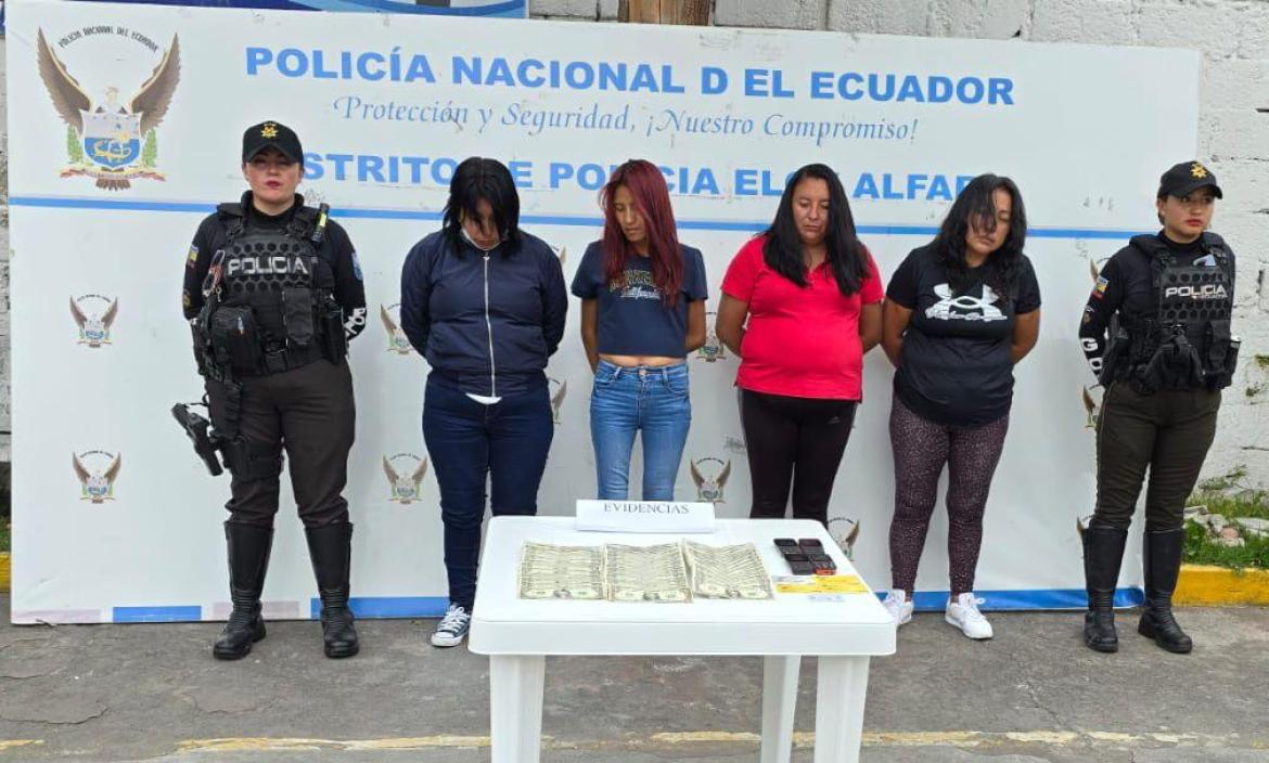 Detenidas - estafa - Quito