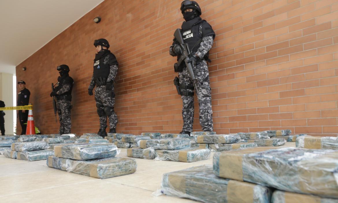 Incautación de droga en Ecuador