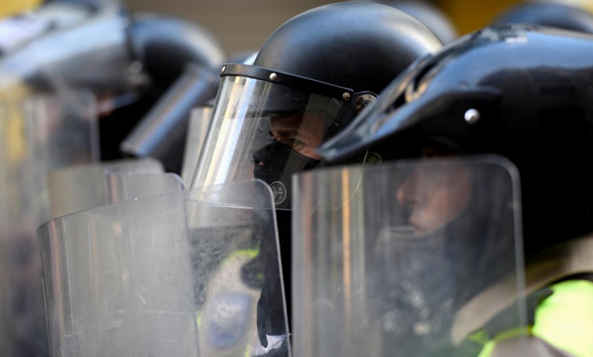 Protests against Ecuador's President Lenin Moreno's austerity measures, in Guayaquil