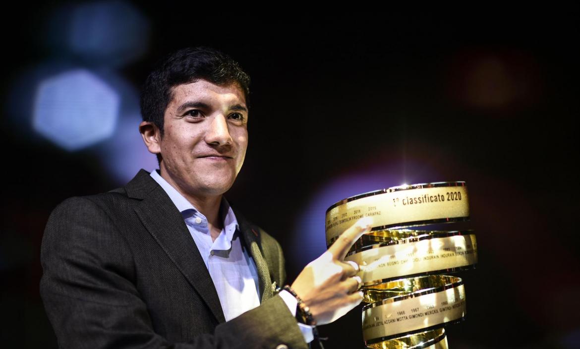Winner of the 2019 Giro d'Italia cycling race