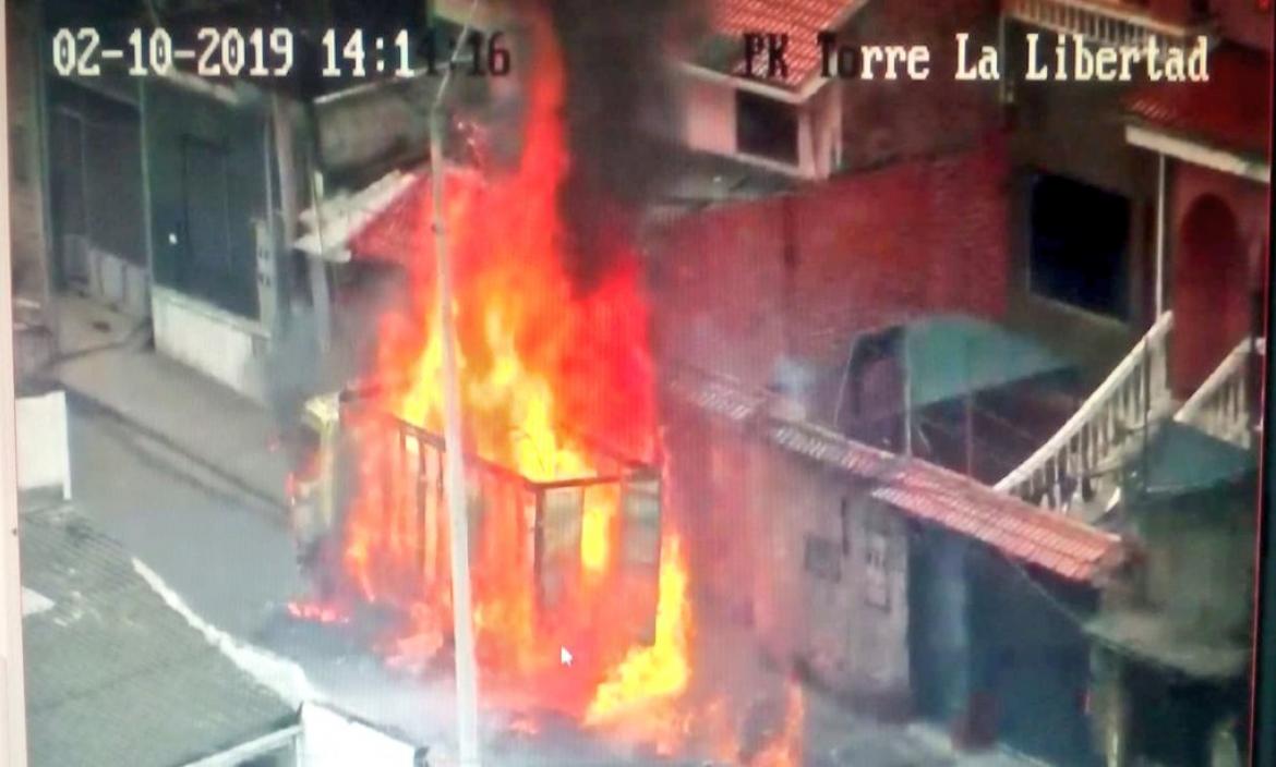 Imagen incendio cuenca