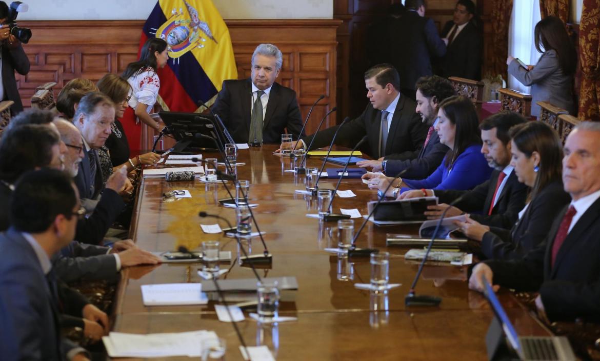 REUNIÓN DE REPRESENTANTES DE LAS FUNCIONES DEL ESTADO CON EL PRESIDENTE DEL ECUADOR