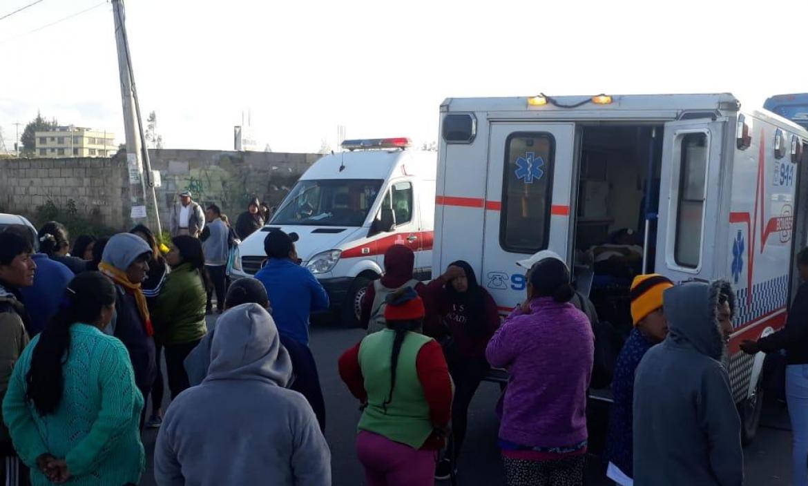 Imagen accidente Quito