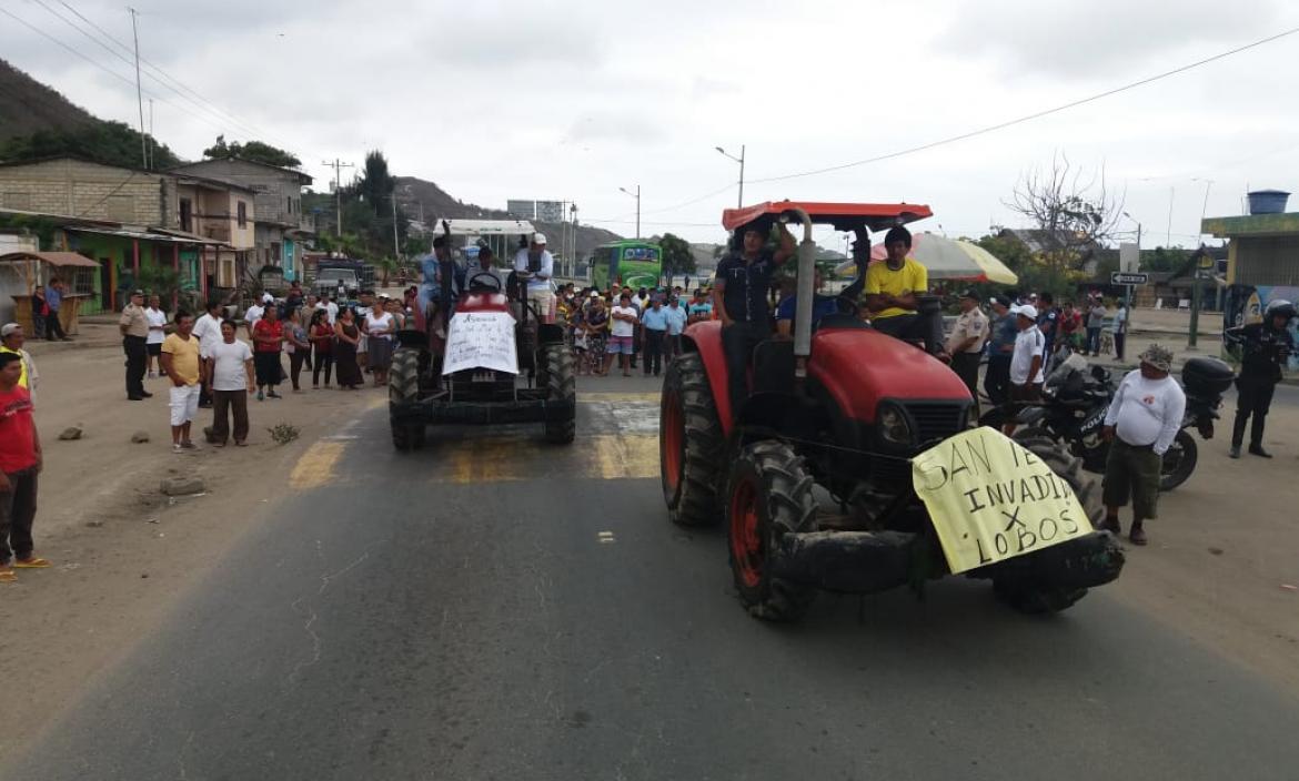 Imagen la manifestación en la comuna San Pe (26298241)