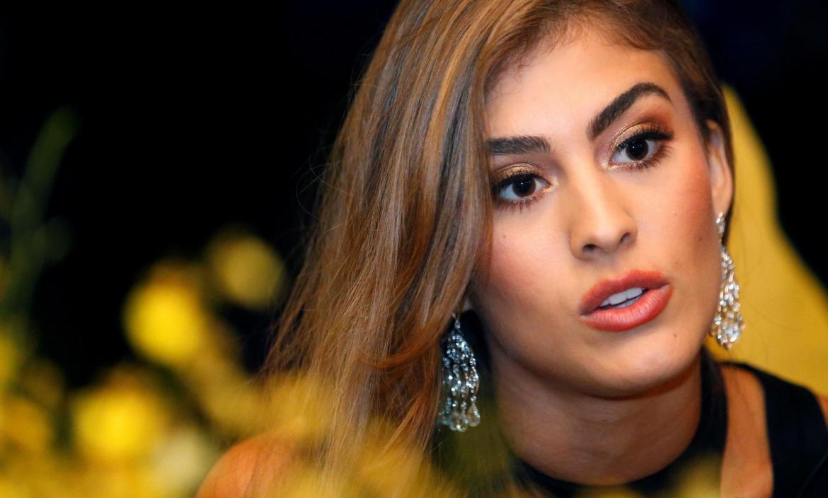 Entrevista con Miss Colombia, Valeria Morales, en Bangkok