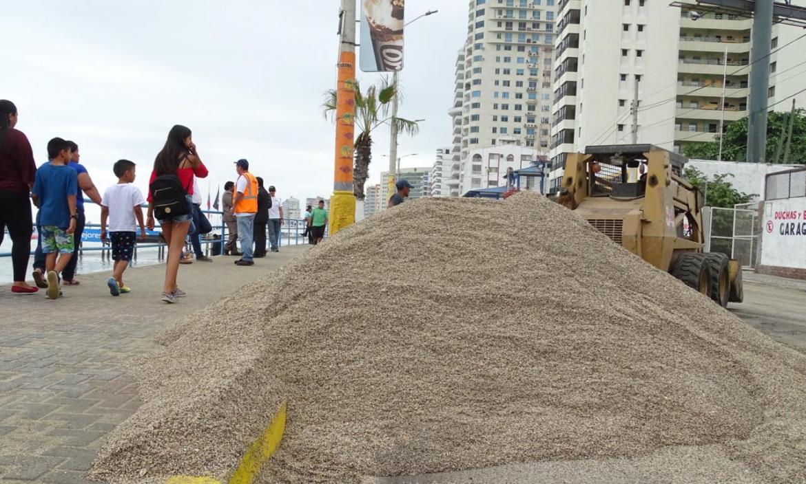Imagen Así amaneció el malecón de Salinas