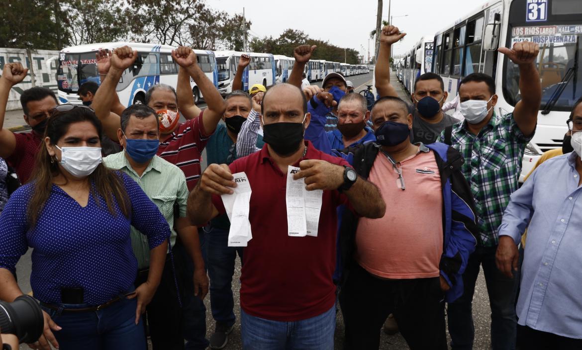 Protesta de buseteros