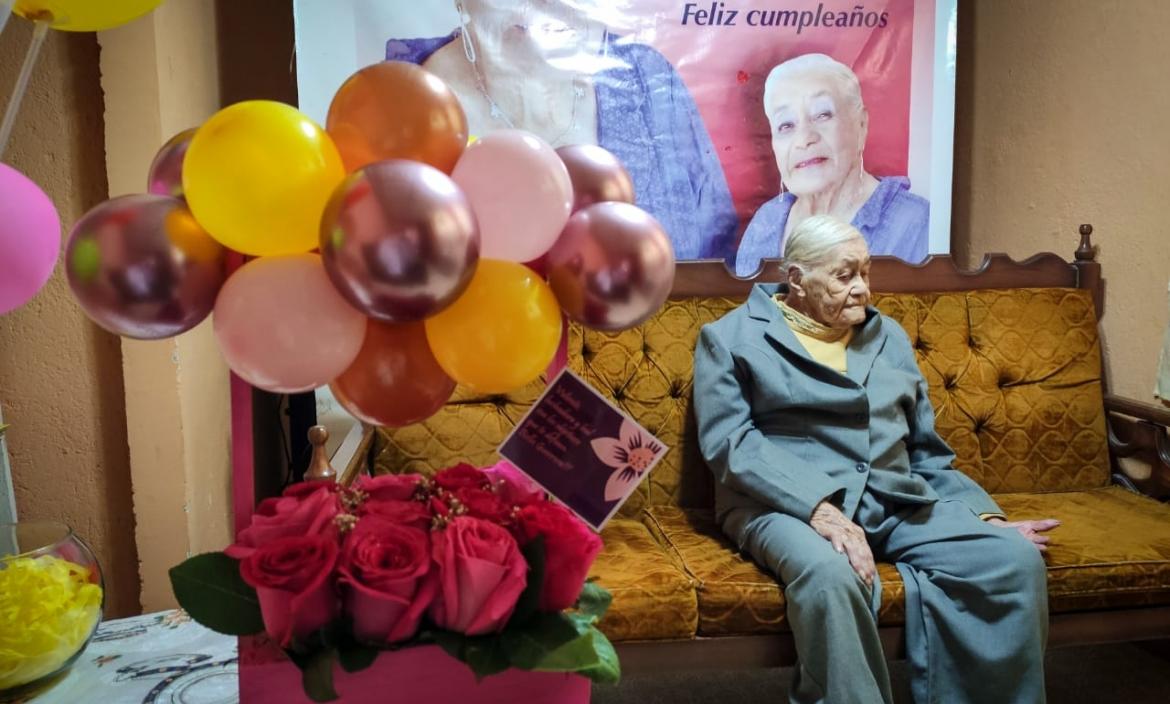 abuelita de 105 años