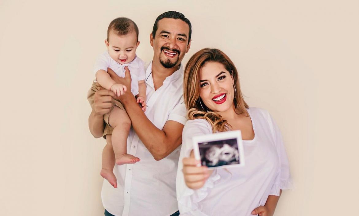 Alejandra Sánchez está a punto de tener a su segundo hijo.