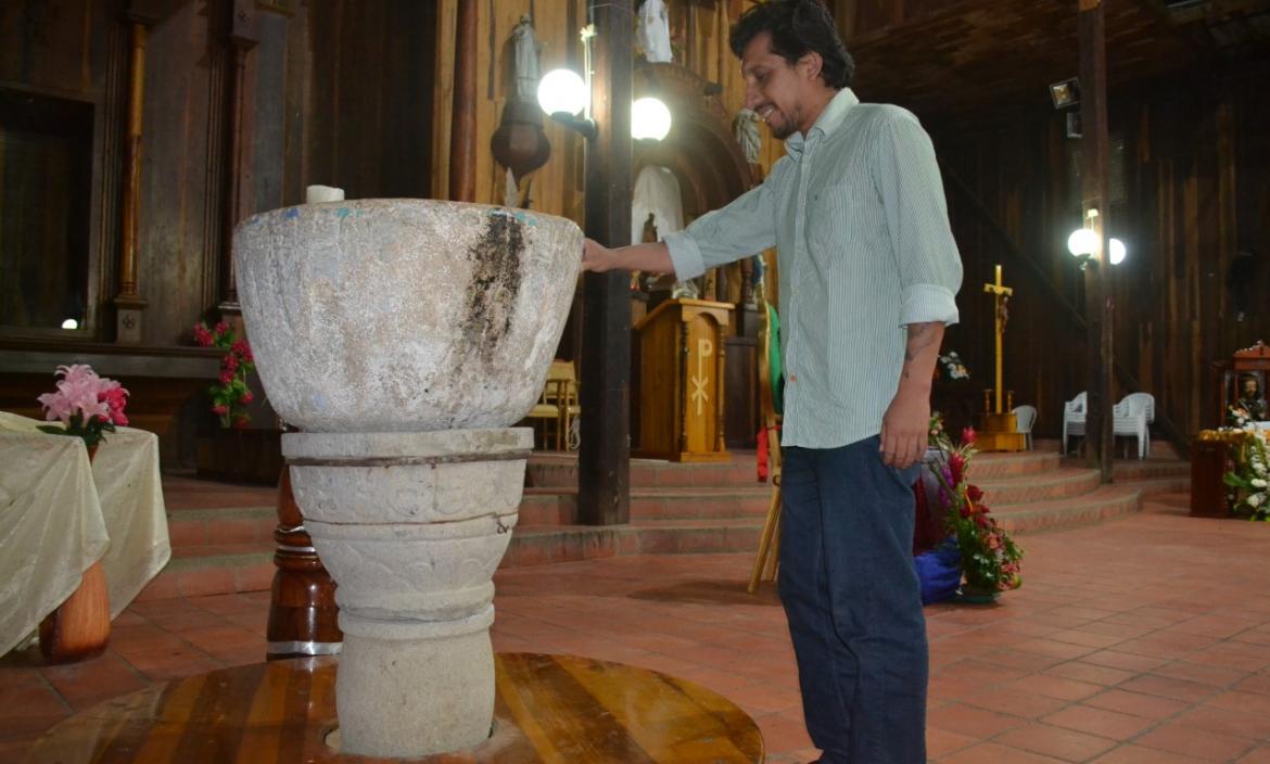 thumbnail_la pila ubicada en la iglesia de Colonche es una de las tantas reliquias