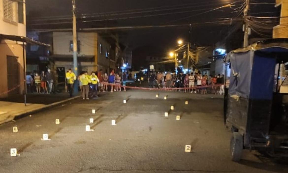 En las calles 46 y Oriente ocurrió uno de los crímenes registrados en Guayaquil.