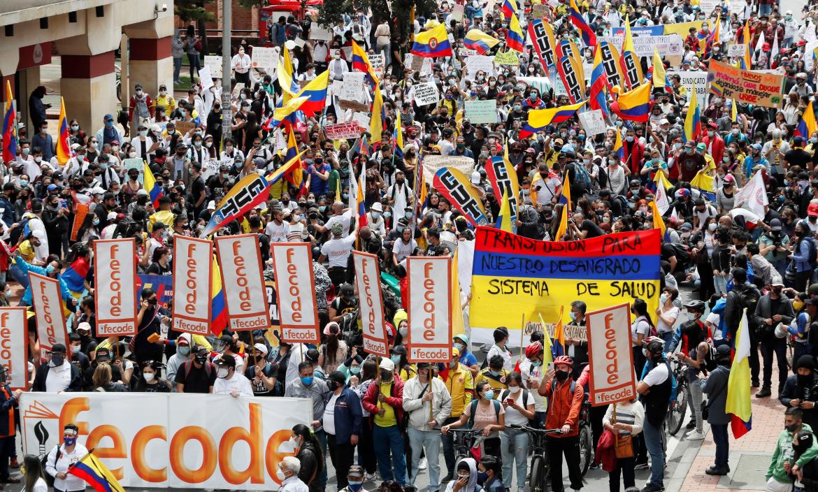 manifestación Colombia