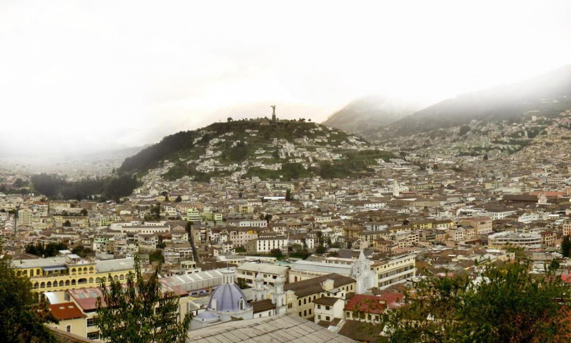 Una panorámica de la capital del Ecuador.