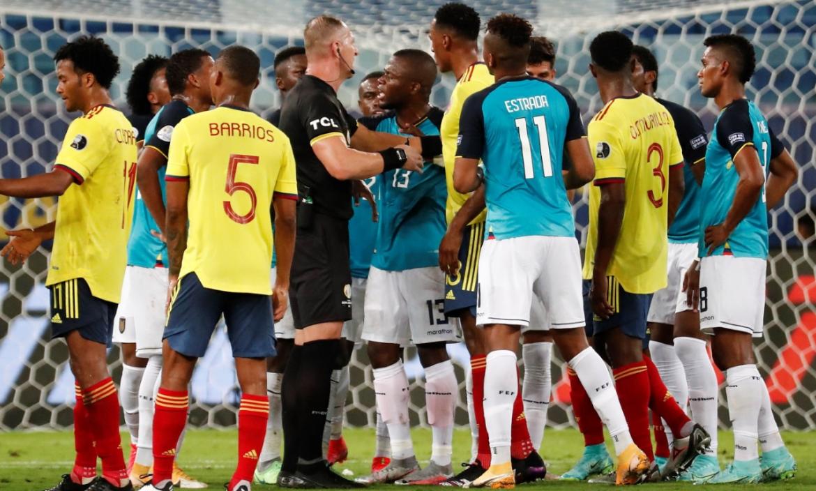 Ecuador no pudo conseguir el empate ante Colombia.