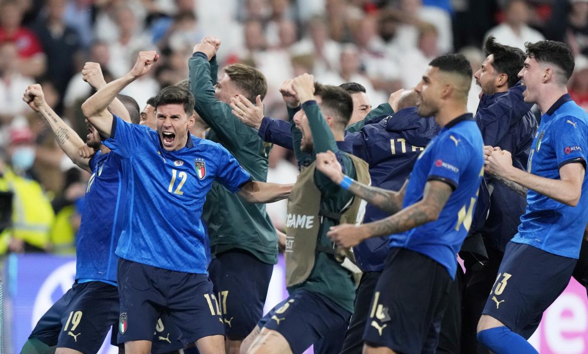 Italia le gana la Eurocopa a Inglaterra por medio de penales.