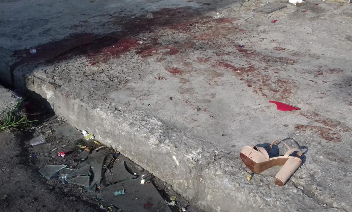 El hecho de suscitó en la esquina de las calles 33 y Maracaibo. Las víctimas sobrevivieron al ataque.
