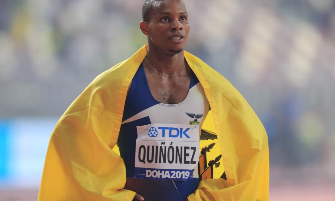 El velocista Álex Quinónez compitió en los juegos Olimpicos de Londres 2012 y fue finalista en los 200 metros planos.